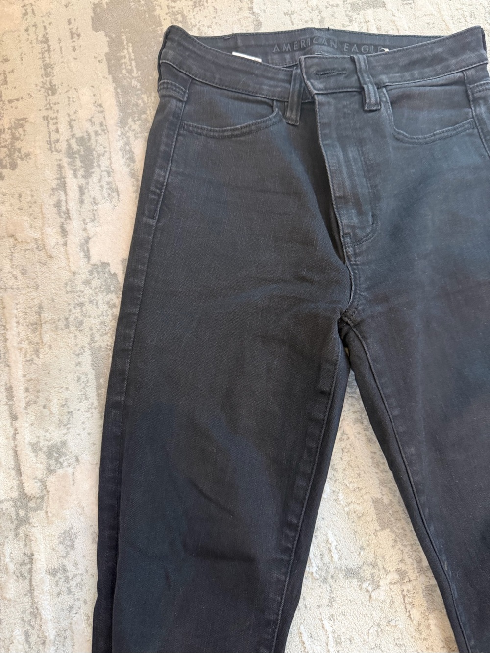 New American eagle super hi rise women’s jeggings black - Picture 6 of 15
